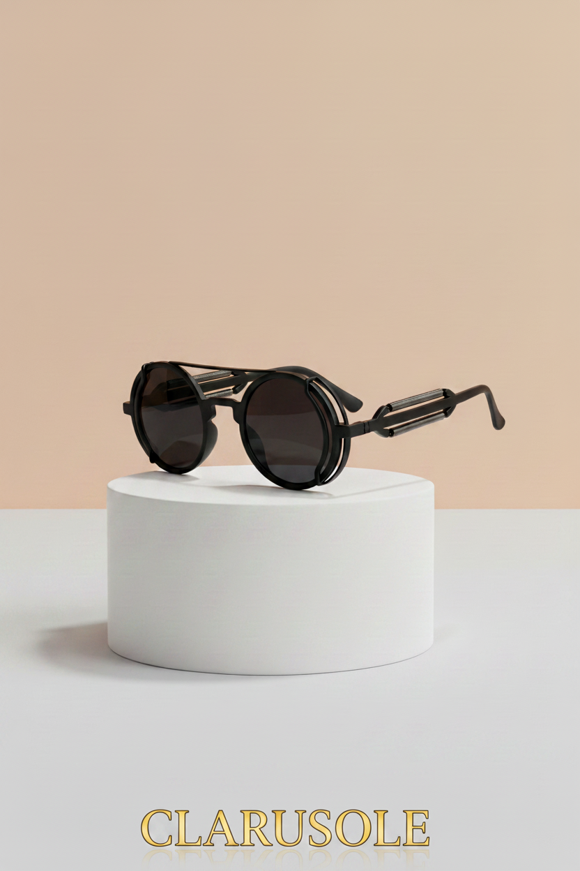 Lunettes noires verres noirs branches noires